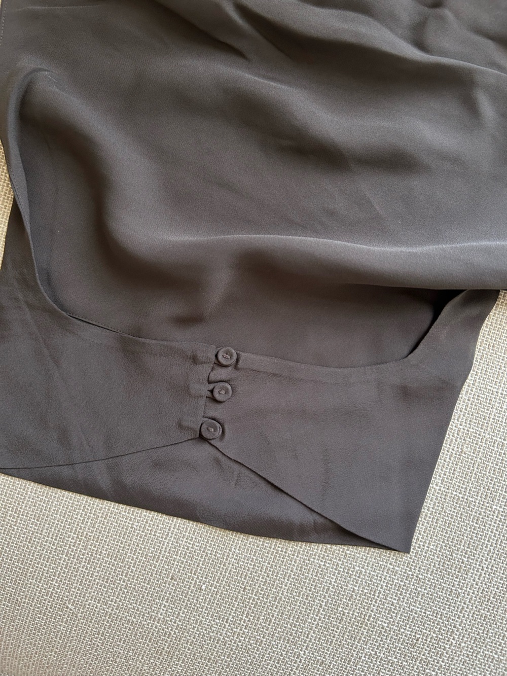 NEW Venroy Draped Halter Mini Dress Small Cafe Chocolate Brown - Picture 10 of 12